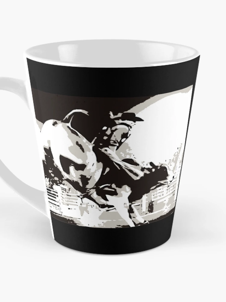 Thumbnail 3 of 4, Coffee Mug, The Bull Rider - Rodeo Event designed and sold by NaturePrints.