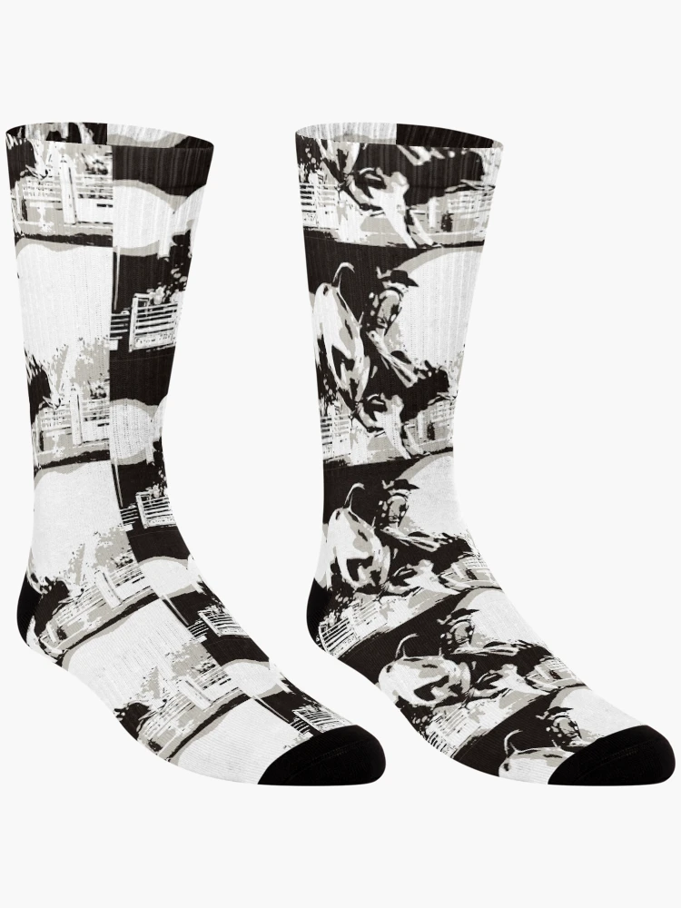 Thumbnail 3 of 5, Socks, The Bull Rider - Rodeo Event designed and sold by NaturePrints.