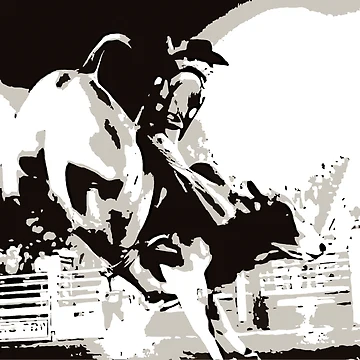Artwork thumbnail, The Bull Rider - Rodeo Event by NaturePrints