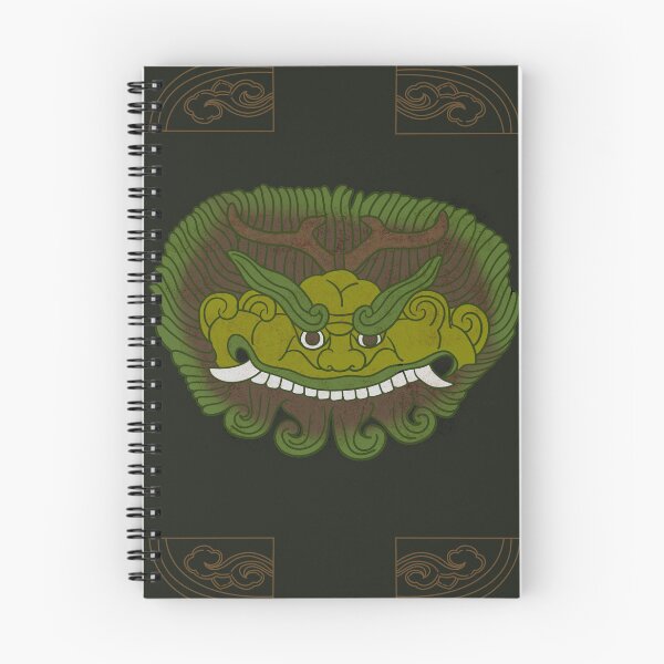 Item preview, Ancient East Asian Goblin Mask Halloween Costume Art designed and sold by DaHaeStudio.