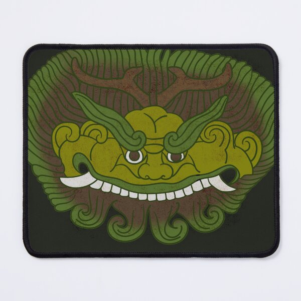 Item preview, Ancient East Asian Goblin Mask Halloween Costume Art designed and sold by DaHaeStudio.