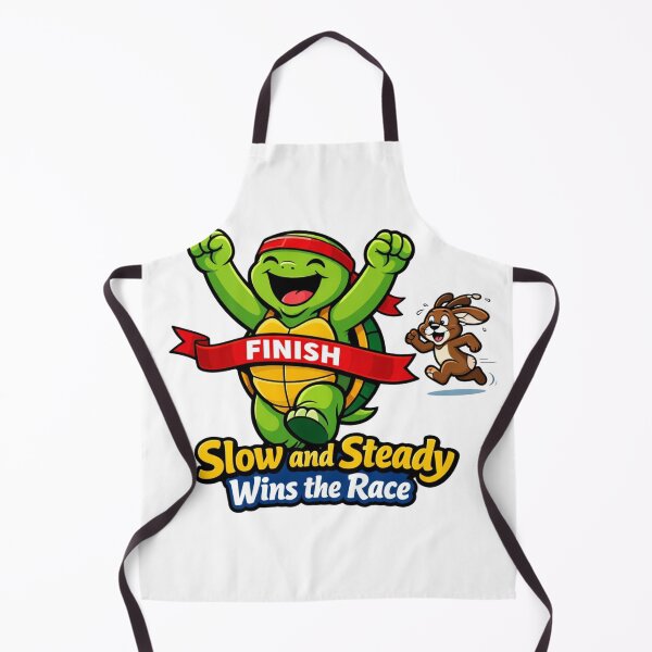 Item preview, Cute Cartoon Turtle Slow and Steady Wins the Race. designed and sold by sohail_arts.