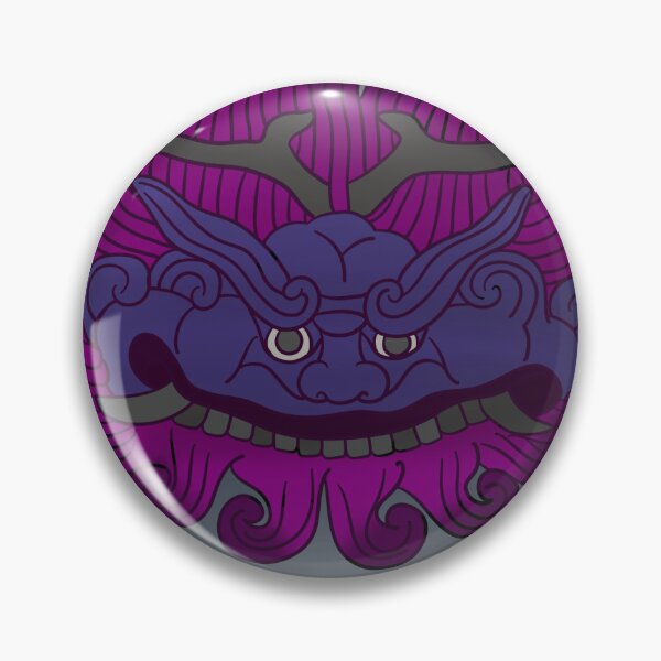 Item preview, Ancient East Asian Goblin Mask Halloween Costume Art designed and sold by DaHaeStudio.