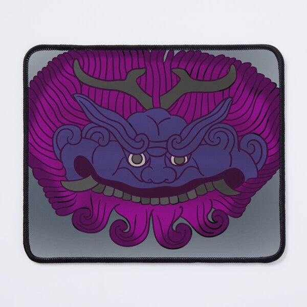 Item preview, Ancient East Asian Goblin Mask Halloween Costume Art designed and sold by DaHaeStudio.