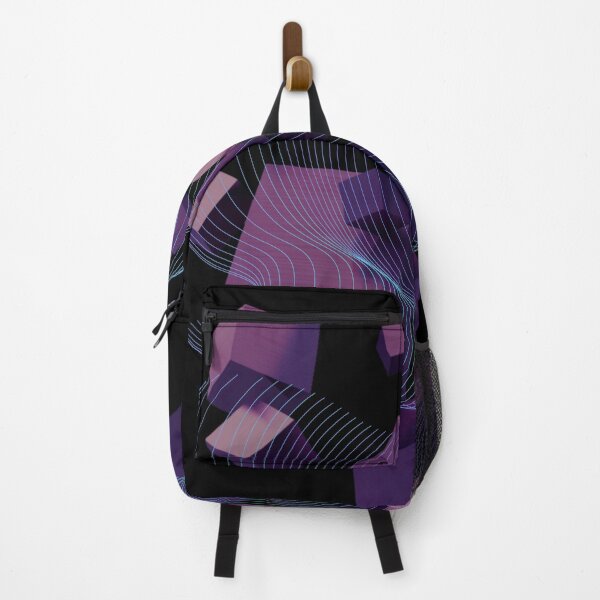 Item preview, Cyberpunk Abstract Purple Cube Vortex designed and sold by ranivibes008.