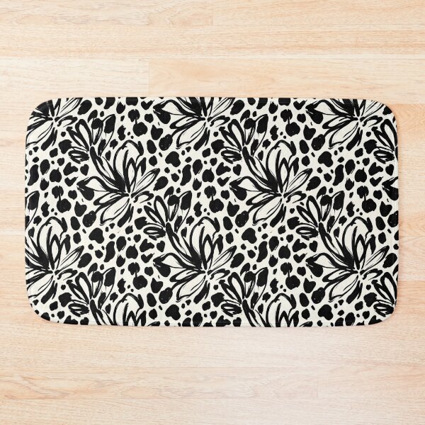 Item preview, Abstract Leopard Spot Floral Brushstroke Repeat designed and sold by SplashTastic.