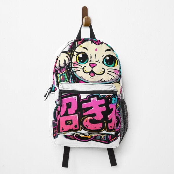 Item preview, DJ Maneki Neko Cat Anime Cyberpunk designed and sold by Ahmedsyde.