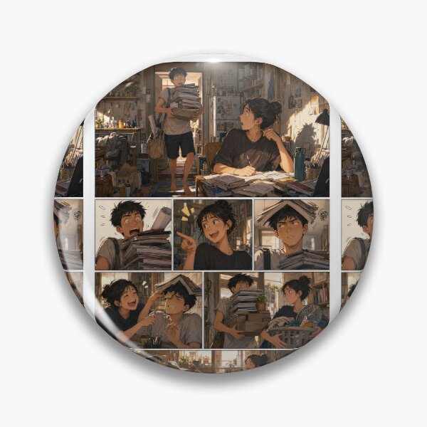 Item preview, Student Life Cozy Reading Room Comic Print designed and sold by Grafititee.