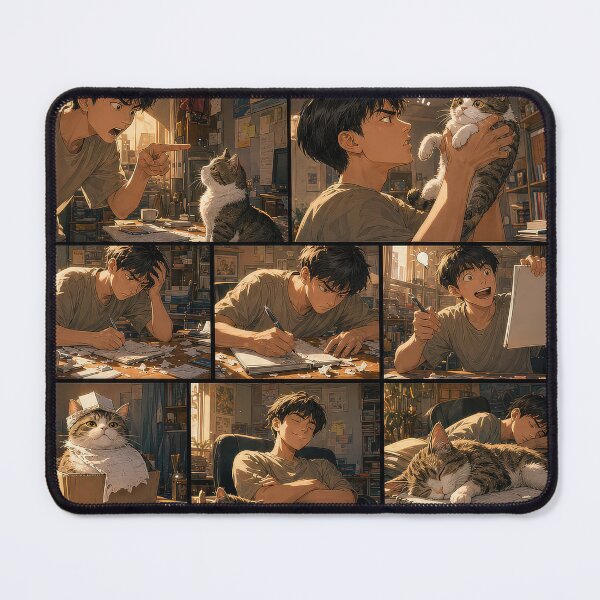 Item preview, Student Life Cozy Reading Room Comic Print designed and sold by Grafititee.