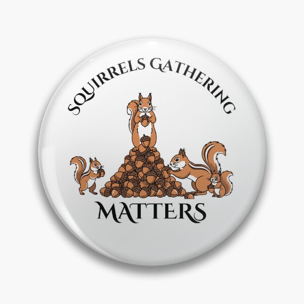 Item preview, Squirrels Gathering Matter/Funny Autumn Mascot Tee designed and sold by HOUSE OF VMH.