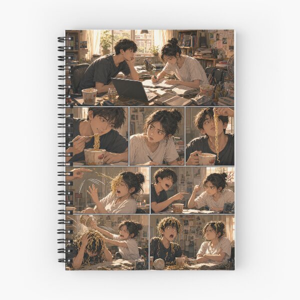 Item preview, Student Life Cozy Reading Room Comic Print designed and sold by Grafititee.