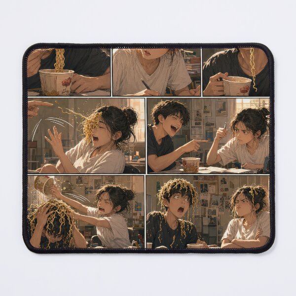 Item preview, Student Life Cozy Reading Room Comic Print designed and sold by Grafititee.