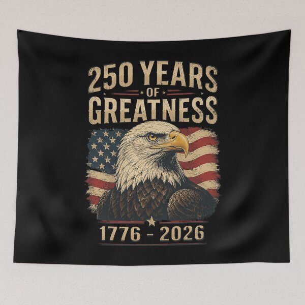 Item preview, Eagle 250 Years American 1776 2026 250th USA Birthday designed and sold by OlakunleOloroz.