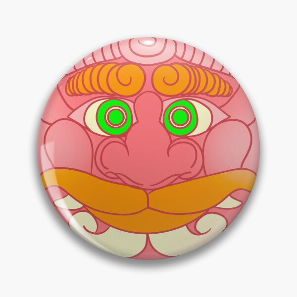 Item preview, Ancient East Asian Goblin Mask Halloween Costume Art designed and sold by DaHaeStudio.