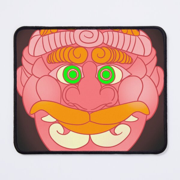 Item preview, Ancient East Asian Goblin Mask Halloween Costume Art designed and sold by DaHaeStudio.