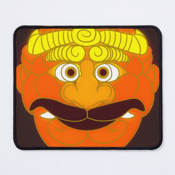 Item preview, Ancient East Asian Goblin Mask Halloween Costume Art designed and sold by DaHaeStudio.