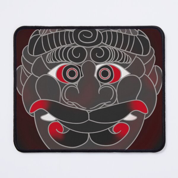 Item preview,  Ancient East Asian Goblin Mask Halloween Costume Art designed and sold by DaHaeStudio.