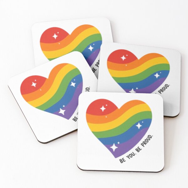 Item preview, Be Kind Be You Rainbow Heart Pride designed and sold by Pixanova.
