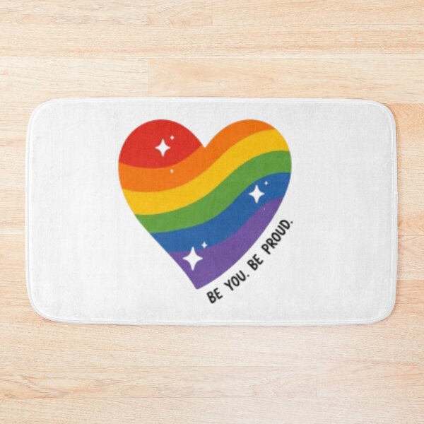 Item preview, Be Kind Be You Rainbow Heart Pride designed and sold by Pixanova.