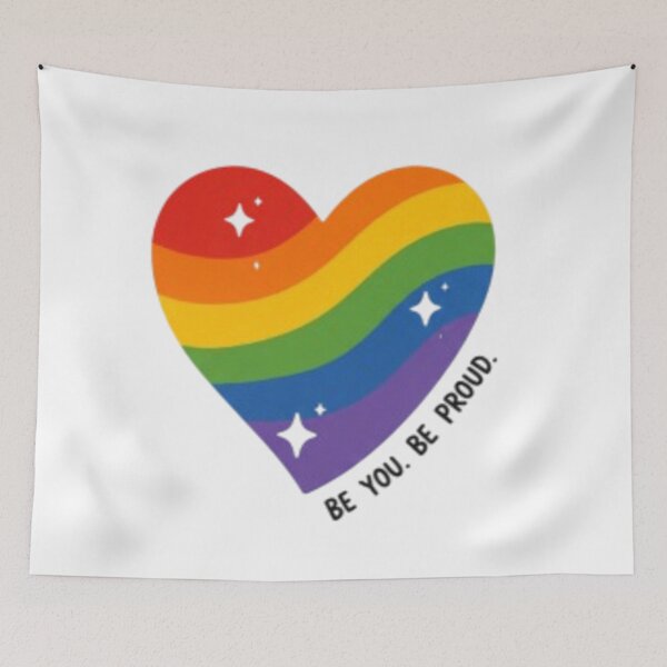 Item preview, Be Kind Be You Rainbow Heart Pride designed and sold by Pixanova.