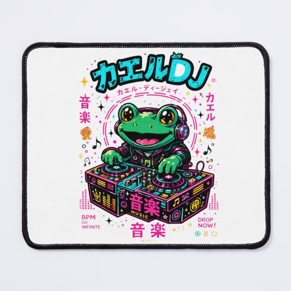 Item preview, Japanese Frog DJ Kawaii Anime designed and sold by Ahmedsyde.