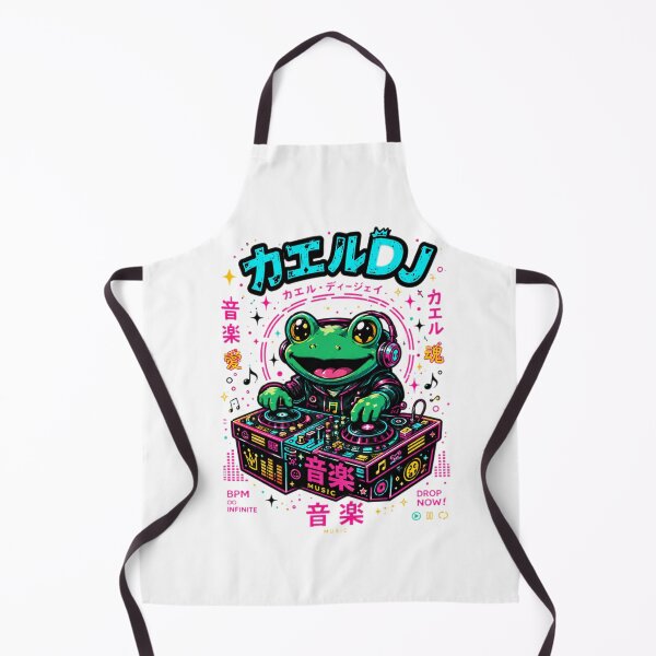 Item preview, Japanese Frog DJ Kawaii Anime designed and sold by Ahmedsyde.