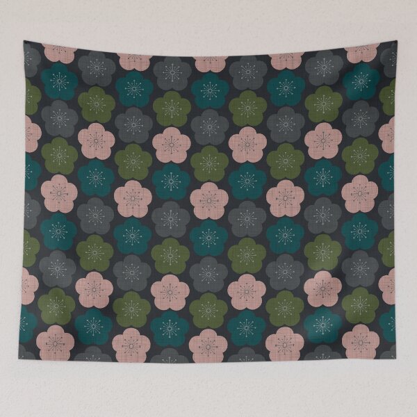 Item preview, Japanese Plum Blossom Seamless - Wa designed and sold by Ama Zuan.