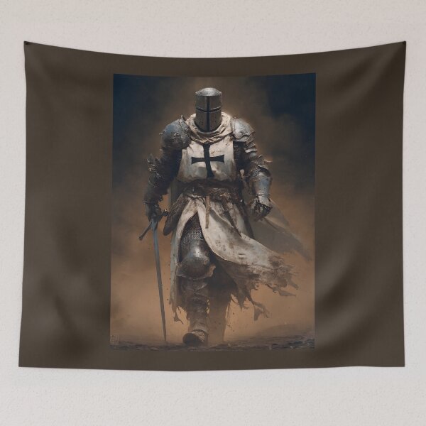 Item preview, Medieval Crusader Knight Teutonic Cross Armor Art designed and sold by GrinGalore.
