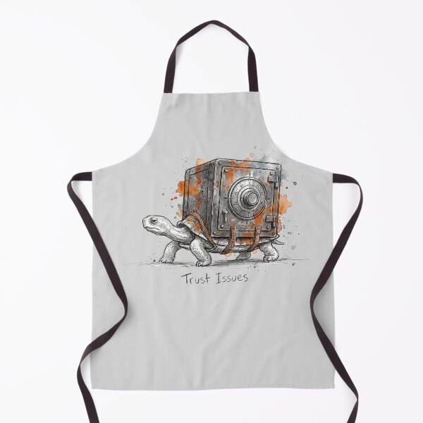 Item preview, Trust Issues: The Tortoise and the Bank Vault Safe Art designed and sold by SoulPT.