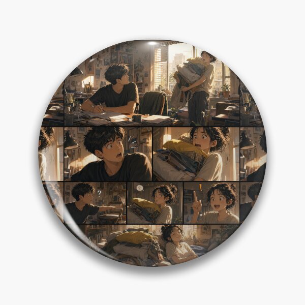 Item preview, Student Life Cozy Reading Room Comic Print designed and sold by Grafititee.
