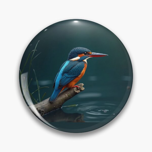 Item preview, Kingfisher perched designed and sold by Eva-Ste-Design.