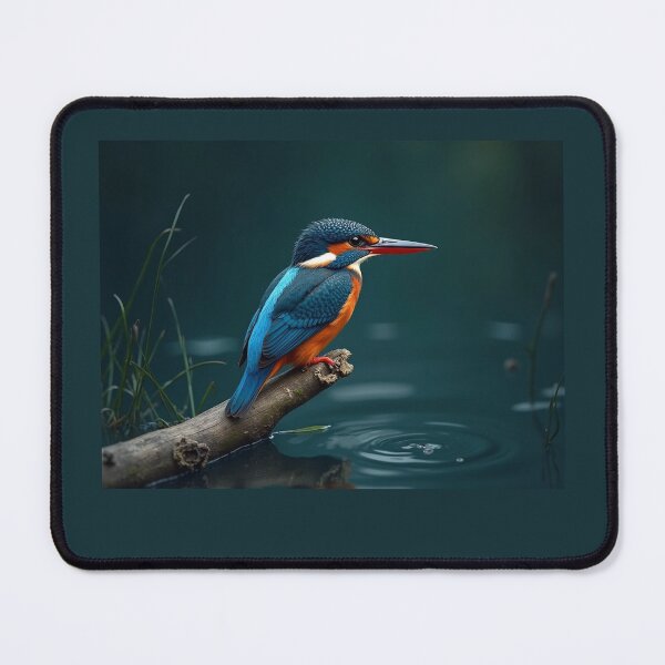 Item preview, Kingfisher perched designed and sold by Eva-Ste-Design.