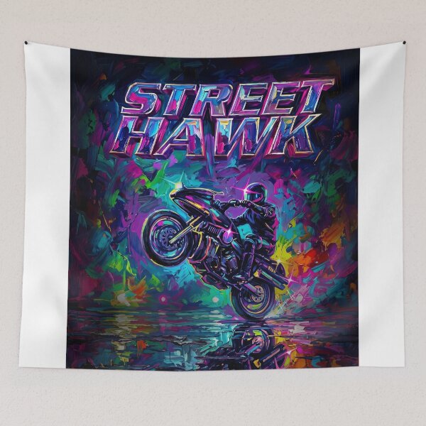 Item preview, Street Hawk Neon art designed and sold by ARTROGAN.