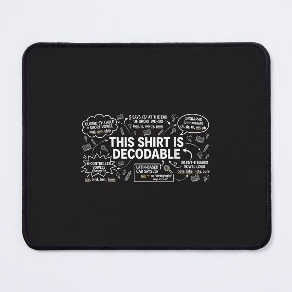Item preview, This Shirt Is Decodable Science of Reading Teacher Phonics Literacy Design designed and sold by kiralynstration.