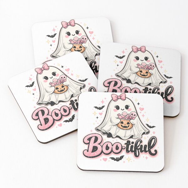 Item preview, Boo-tiful ghost and Halloween sweets designed and sold by Side Quest Co..