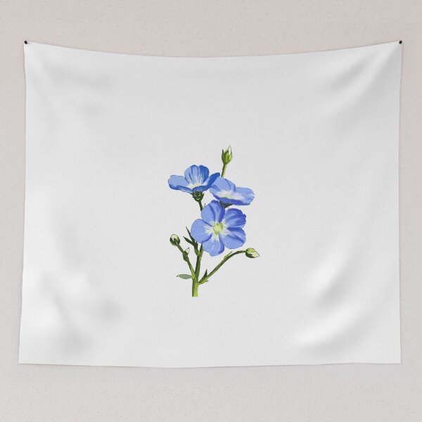 Item preview, Blue Wildflowers Illustration – Soft Botanical Floral Art designed and sold by enesart2022.