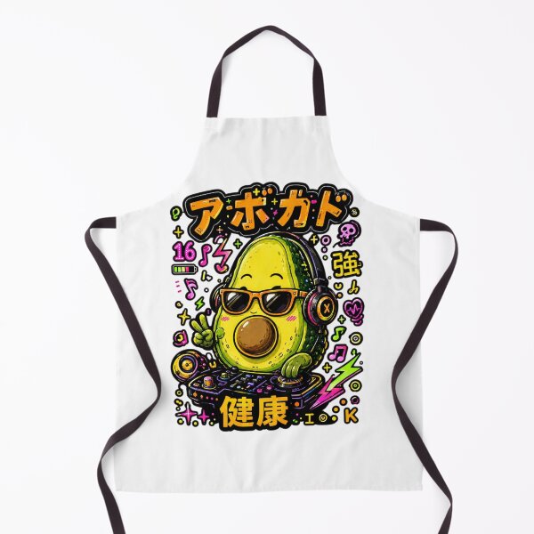 Item preview, Cool Avocado DJ Kawaii Japanese Art designed and sold by Ahmedsyde.