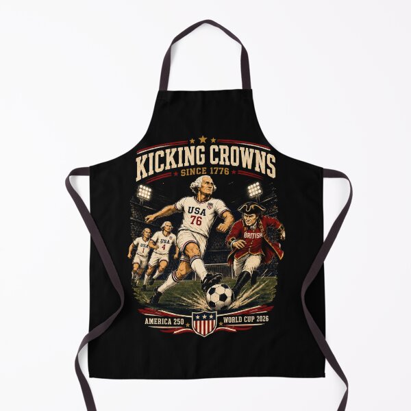 Item preview, Kicking Crowns Since 1776 Founding Fathers Soccer World Cup 2026 America 250 Fourth of July - USA World Cup 2026 designed and sold by EiruDamian.