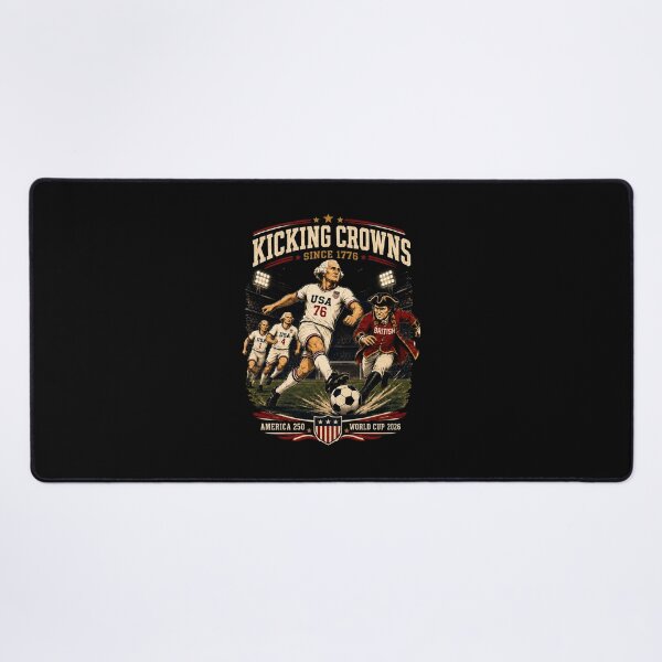 Item preview, Kicking Crowns Since 1776 Founding Fathers Soccer World Cup 2026 America 250 Fourth of July - USA World Cup 2026 designed and sold by EiruDamian.