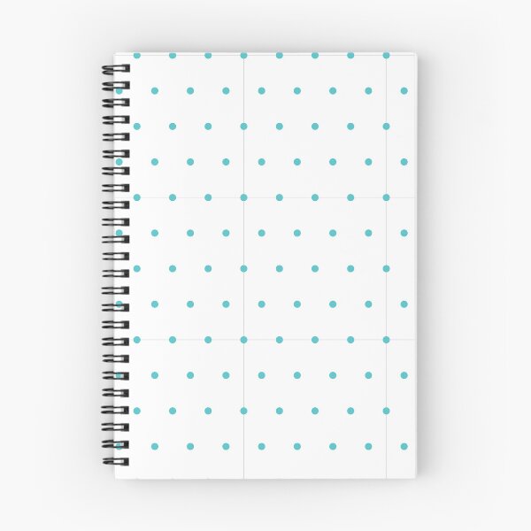 Item preview, White and Aqua micro dots designed and sold by pattern-archive.