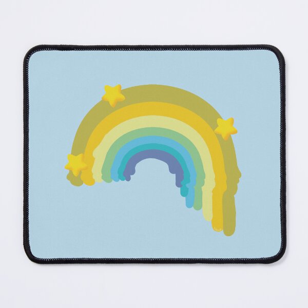 Item preview, Retro Groovy Rainbow with Yellow Stars designed and sold by Karin Taylor.