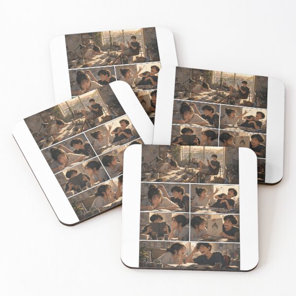 Item preview, Student Life Cozy Reading Room Comic Print designed and sold by Grafititee.