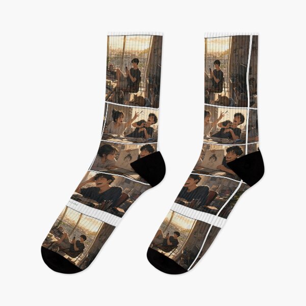 Item preview, Student Life Cozy Reading Room Comic Print designed and sold by Grafititee.