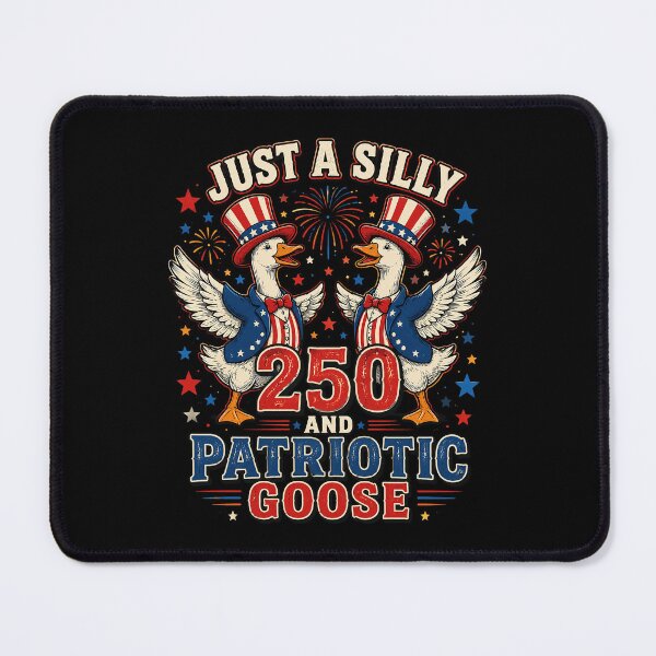 Item preview, Funny Just a Silly Patriotic Goose 4th of July USA designed and sold by OlakunleOloroz.