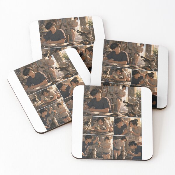 Item preview, Student Life Cozy Reading Room Comic Print designed and sold by Grafititee.