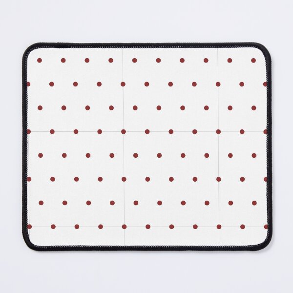 Item preview, White and Brick Red micro dots designed and sold by pattern-archive.