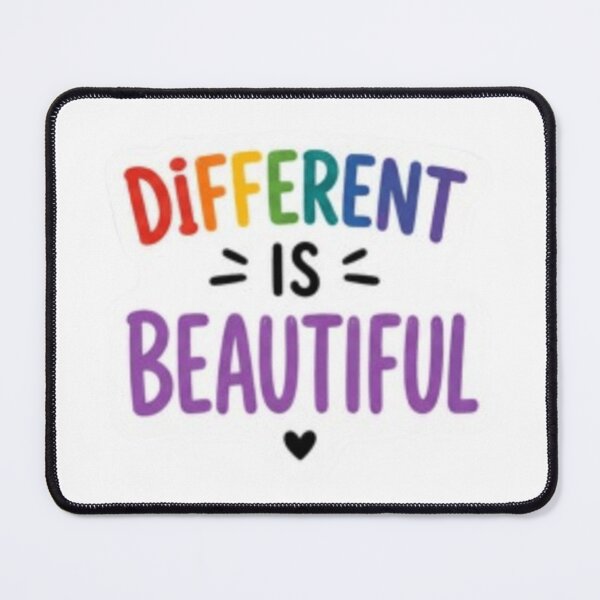 Item preview, Different Is Beautiful Rainbow Pride designed and sold by Pixanova.
