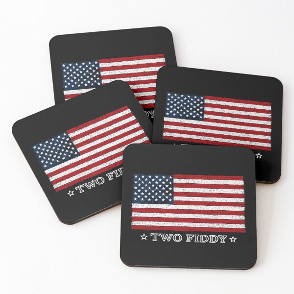 Item preview, Two Fiddy Flag USA Premium designed and sold by SofaCatArt.
