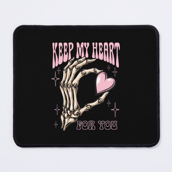 Item preview, Keep My Heart For You Skeleton Hand Pink Heart Sparkle Gothic Romance Graphic T-Shirt designed and sold by DERA RAY.