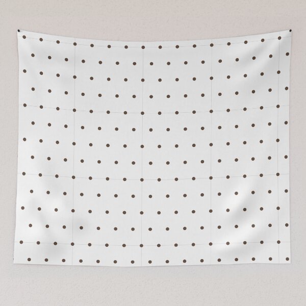 Item preview, White and Brown micro dots designed and sold by pattern-archive.